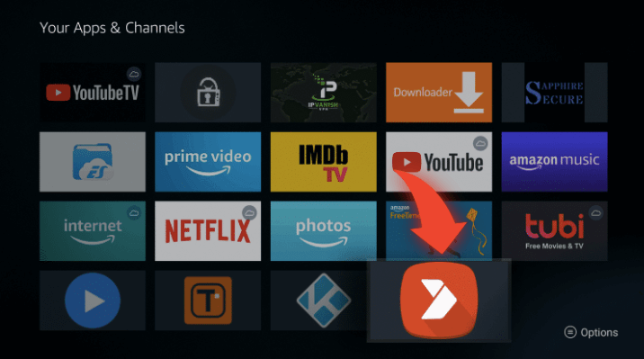 Aptoide TV on apps list