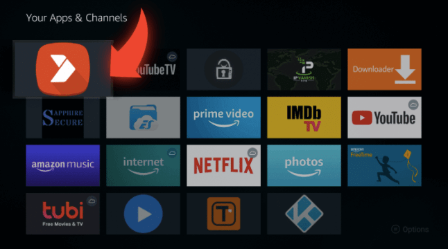 Move Aptoide TV Shortcut up