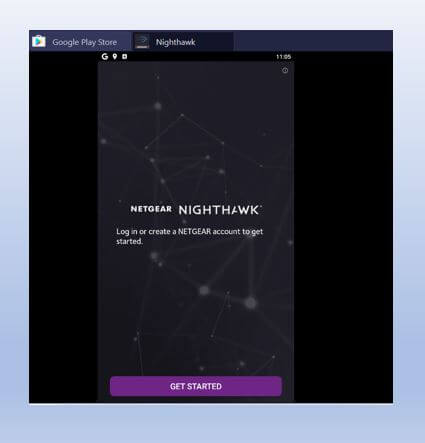 Launch Netgear App