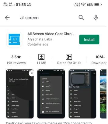 Install All Screen