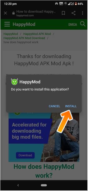 happymod install image
