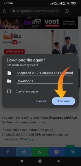 snapseed download screen shot