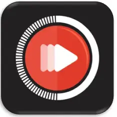 Slowmotion video FX logo. image